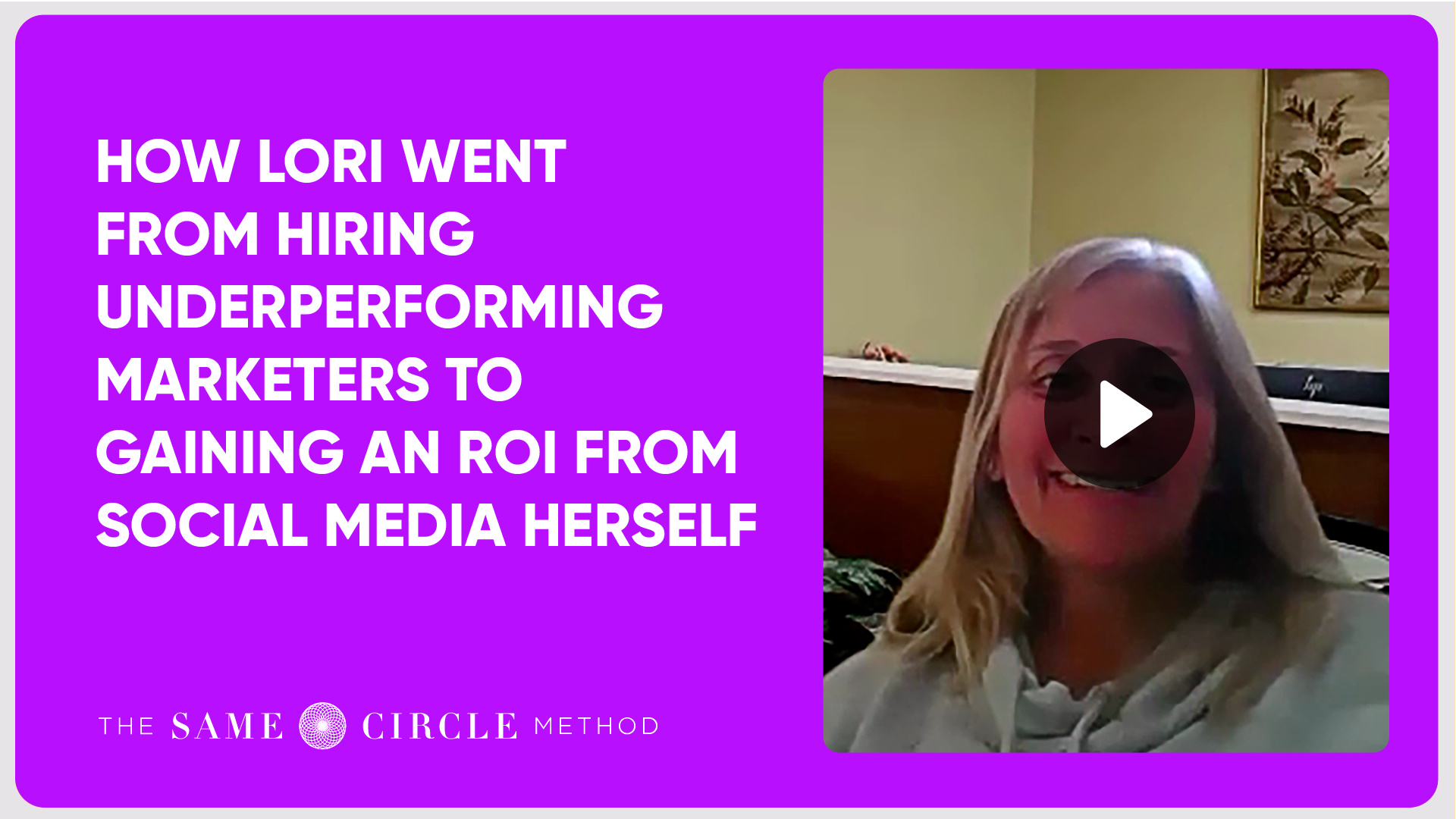 Lori Video Testimonial