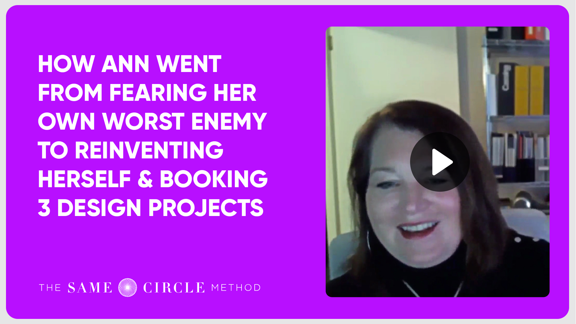 Client Ann Video Testimonial Screenshot