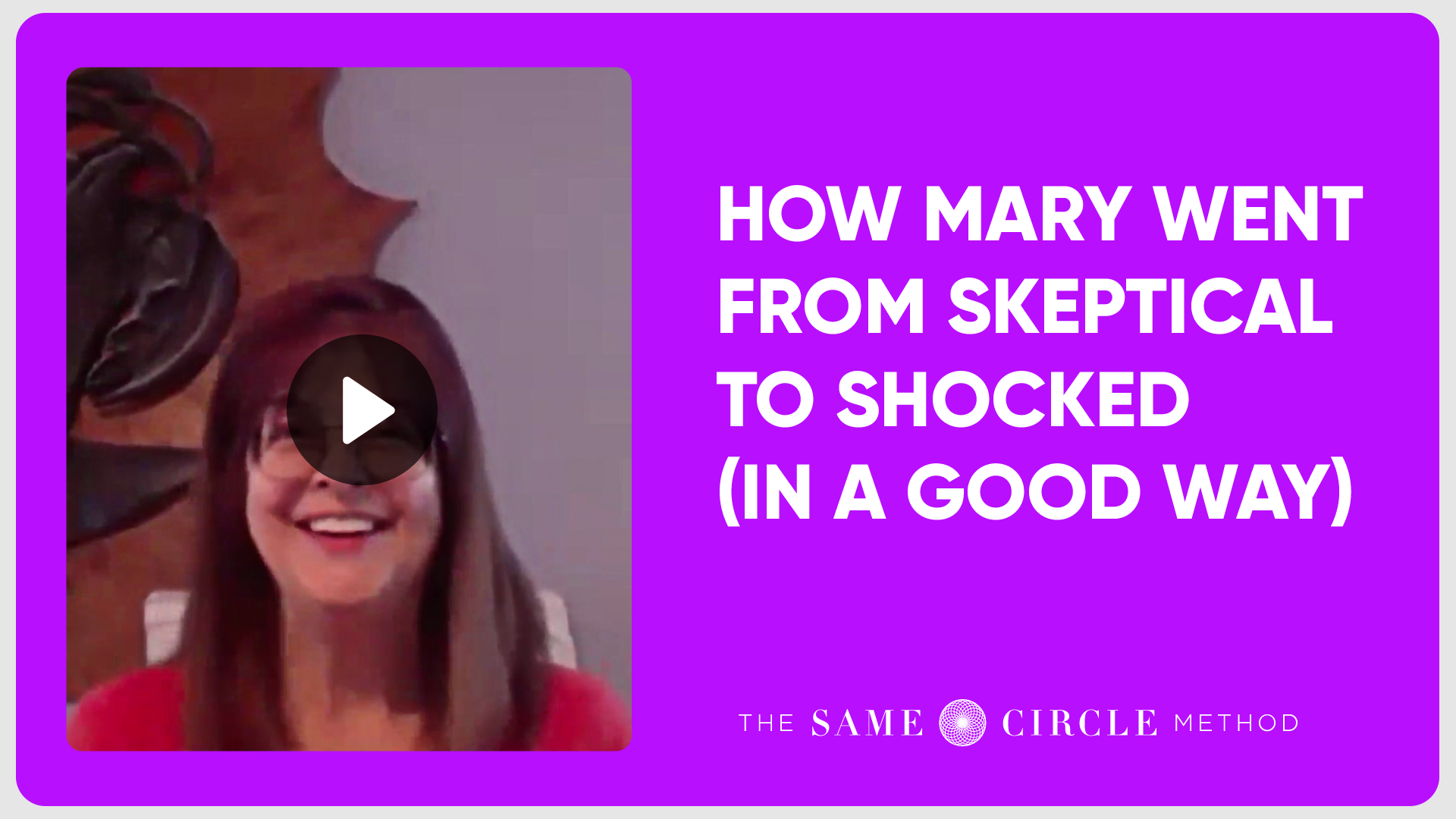 Mary video testimonial